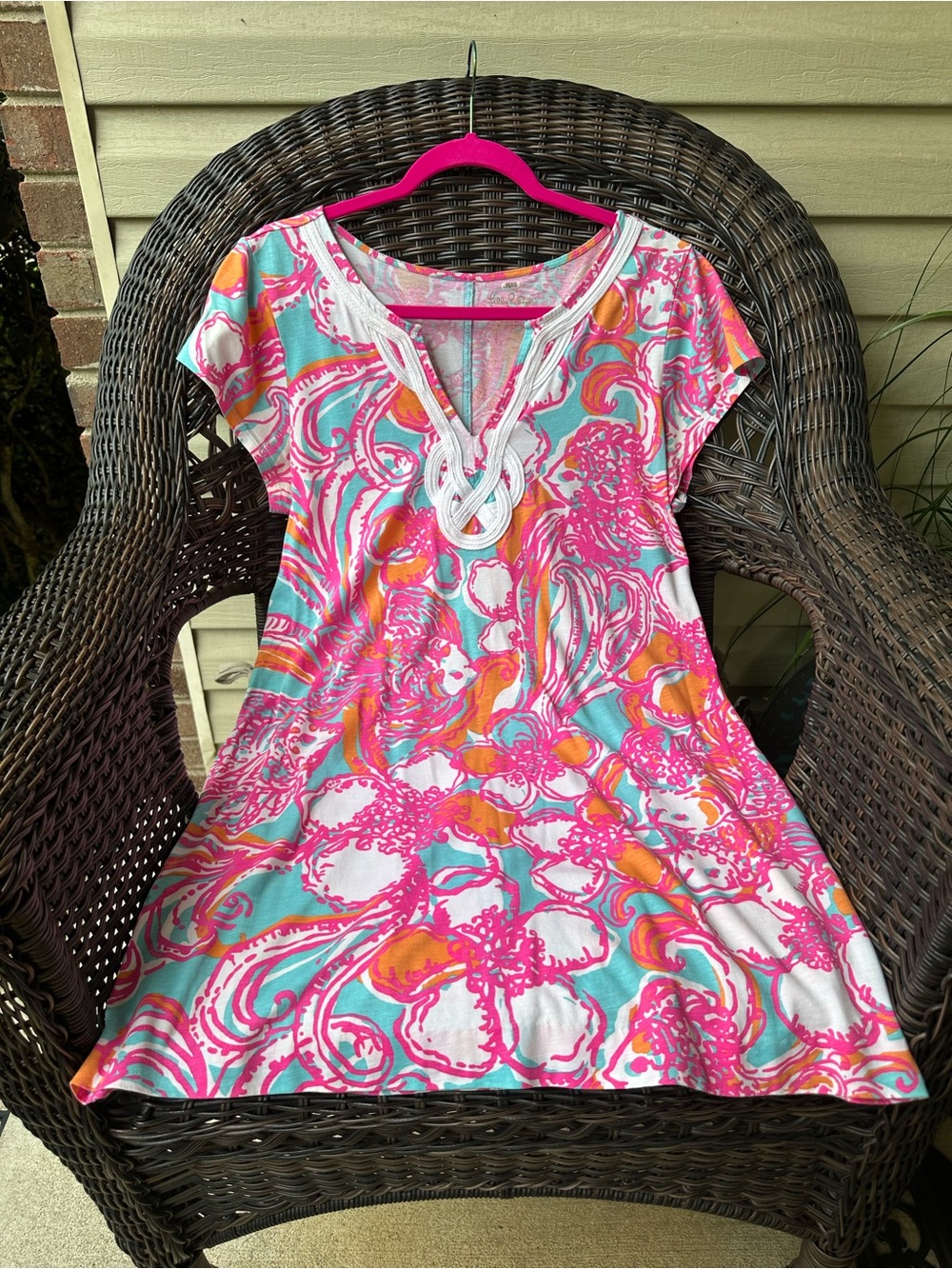 Lilly Pulitzer Brewster T-Shirt Dress Feeling Tanked XL